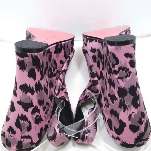 ALICE + OLIVIA PinkAnimal Print Platform Sandals Size 8.5 - Picture 6 of 8